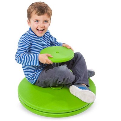 HearthSong - Whizzy Dizzy Spinner, Active Indoor/Outdoor Sit and Spin Toy for Kids