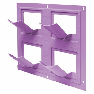 Bloomers Square Polyethylene Outdoor Planter Wall Rack - 1 of 4