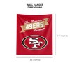 NFL San Francisco 49ers Premium Printed Wall Hanging - 4 of 4