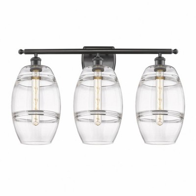 Vaz - 3 Light Bath Vanity In Industrial Style-10.88 Inches Tall and 28 Inches Wide