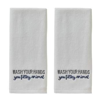 2pc Wash Your Hands Hand Towel Set - SKL Home