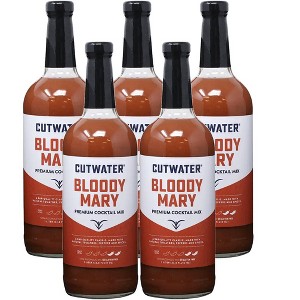 Cutwater Mild Bloody Mary Mix - 1L Bottles- 25 Calories Fat-Free - Full-Bodied Flavorful Mixer - 1 of 4