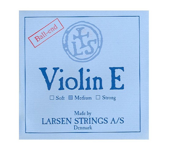 Larsen Strings Violin Strings A, Aluminum, Medium 4/4 Size