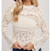 Women's Lace Top - BluIvy - 2 of 4