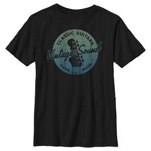 Boy's Lost Gods Classic Guitars Badge T-Shirt - 1 of 4