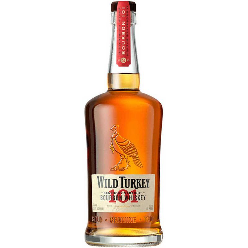 Wild Turkey 101 Proof Bourbon Whiskey - 750ml Bottle, 1 of 8