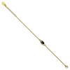 Chisel Stainless Steel Yellow IP-plated with Black Enameled Stars 6.5" Bracelet with 1.5" Ext. - 3 of 3