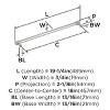 Amerock Farewind Appliance Pull for Large Panels and Oversized Cabinets - 3 of 4
