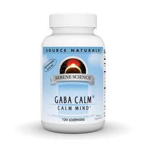 GABA Calm Sublingual-Peppermint by Source Naturals, Inc.  -  120 Lozenge - 1 of 3