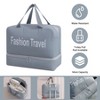 NAYSAYE Bag and Luggage Set 8 Piece Hardshell Spinner Wheels Luggage Set with Storage Bags for Travel and Business Use, Blue, 19.99"*11.91"*30.31" - 4 of 4