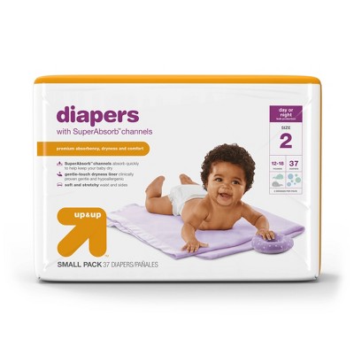 Diapers Small Pack - Size 2 - 37ct - up & up™