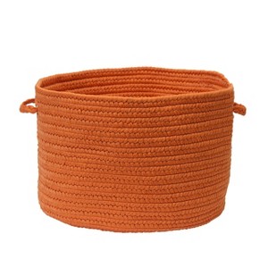 Colonial Mills BR74 14 by 14 by 10-Inch Boca Raton Solid Storage Basket, Rust - 1 of 1