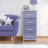 Sorbus 4 Drawers Chest Nightstand - Purple - image 3 of 4