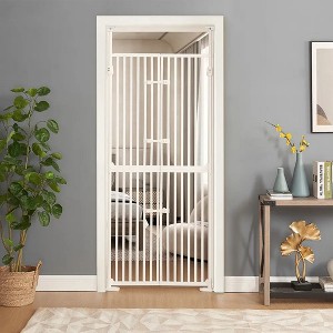 unipaws Extra Tall Cat Pet Gate - 1 of 4