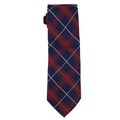 Club Room Mens Holiday Plaid Self-tied Necktie
