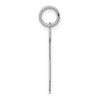 Black Bow Jewelry Sterling Silver, Athletic Collection, Large Polished Number 5 Pendant - 2 of 4