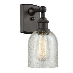 Caledonia - 1 Light Wall Sconce In Industrial Style-12 Inches Tall and 5 Inches Wide - 1 of 1