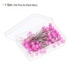 Unique Bargains Pearlized Sewing Stainless Steel Ball Head Needle Straight Quilting Pins - 3 of 4
