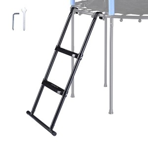 Yescom 39" Trampoline Ladder 2 Step Wide Anti Skid for Kid Outdoor 12 to 15 Ft Bounce - 1 of 4