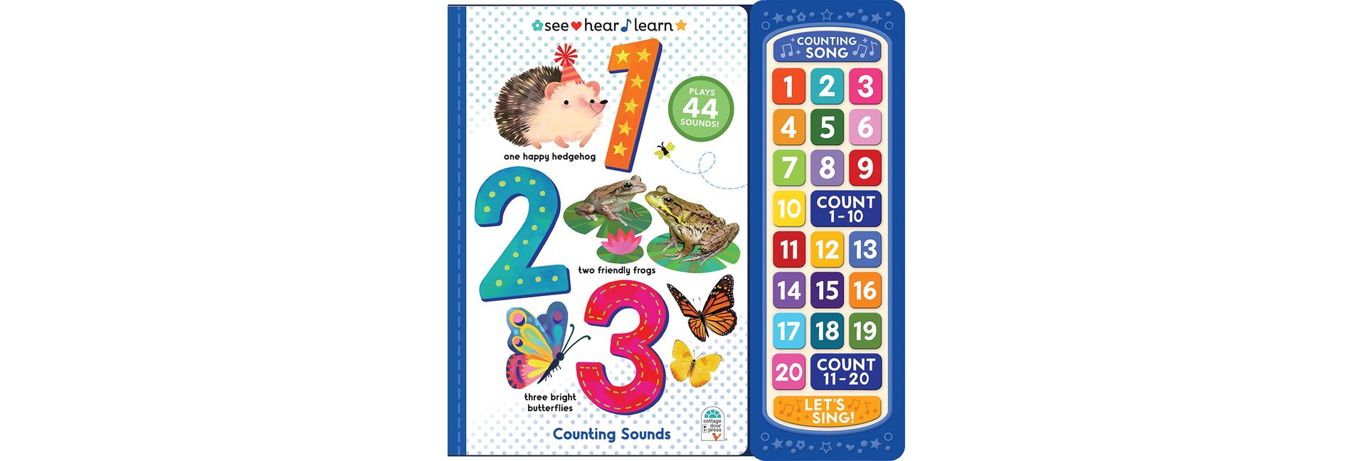 123 (See Hear Learn) - by  Jaye Garnett (Board Book)