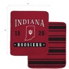 NCAA Indiana Hoosiers Varsity Plaque Double Sided Royal Plush Blanket: Sports Team Logo - 2 of 3