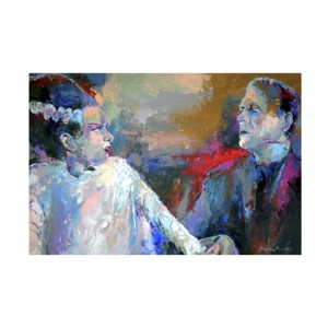 Trademark Fine Art - Richard Wallich 'Frankenstein and His Wife' - 1 of 4