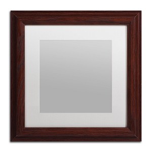 Trademark Fine Art 11"x11" Heavy Duty Wood Frame with White Mat - 1 of 3