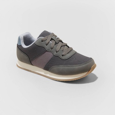 Boys' Miles Lace-Up Sneakers - Cat & Jack™ Gray