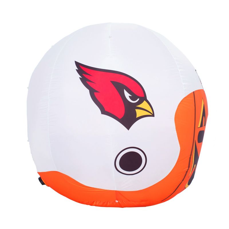 NFL Arizona Cardinals Inflatable Jack O' Helmet, 4 ft Tall, Orange, 4 of 6