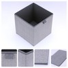REGALWOVEN Collapsible Storage Bin with Handles for Organizing Clothes Blankets 2 Pcs - 2 of 4
