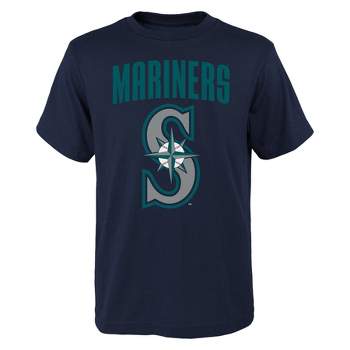 MLB Seattle Mariners Boys' Oversize Graphic Core T-Shirt