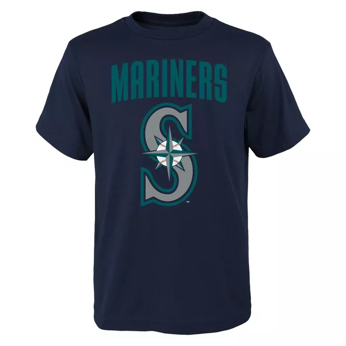 Mlb Seattle Mariners Boys' Oversize Graphic Core T-shirt (Target)