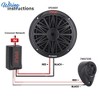 Pyle 6.5" Marine Component Speakers, Weather-Resistant, Dual Cone, Poly Carbon - 2 of 4