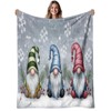 Lomsoe Flannel Blanket Soft, Warm, Whimsical Design Print Pattern, Suitable for Sofa, Bed, Living Room, All Season, Christmas Room Decor. - 2 of 4