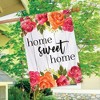 Farmhouse Home Sweet Home Spring House Flag Roses 28" x 40" Briarwood Lane - 4 of 4