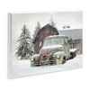 Stupell Industries Winter Rural Vintage Truck & Barn Wall Plaque Art - 2 of 4