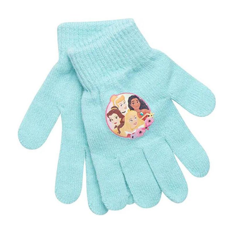 Disney Princess Girls 4 Pack Mittens or Gloves Set, Kids Ages 2-7, 3 of 7