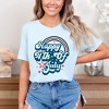 Simply Sage Market Women's Happy 4th Of July Rainbow Short Sleeve Graphic Tee - 2 of 4