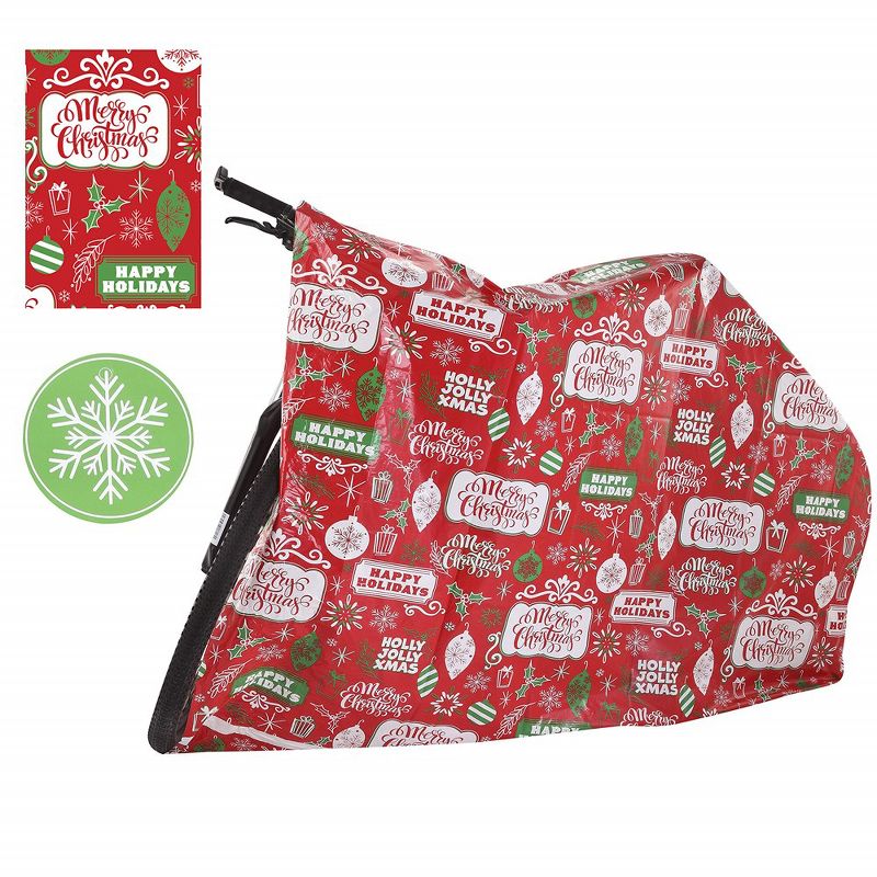 JOYIN  2pcs Jumbo Christmas Gift Bags with Gift Tags 60x72in, 5 of 7