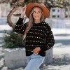 Women's Rainbow Dots Long Sleeve Sweater -Cupshe - 2 of 4