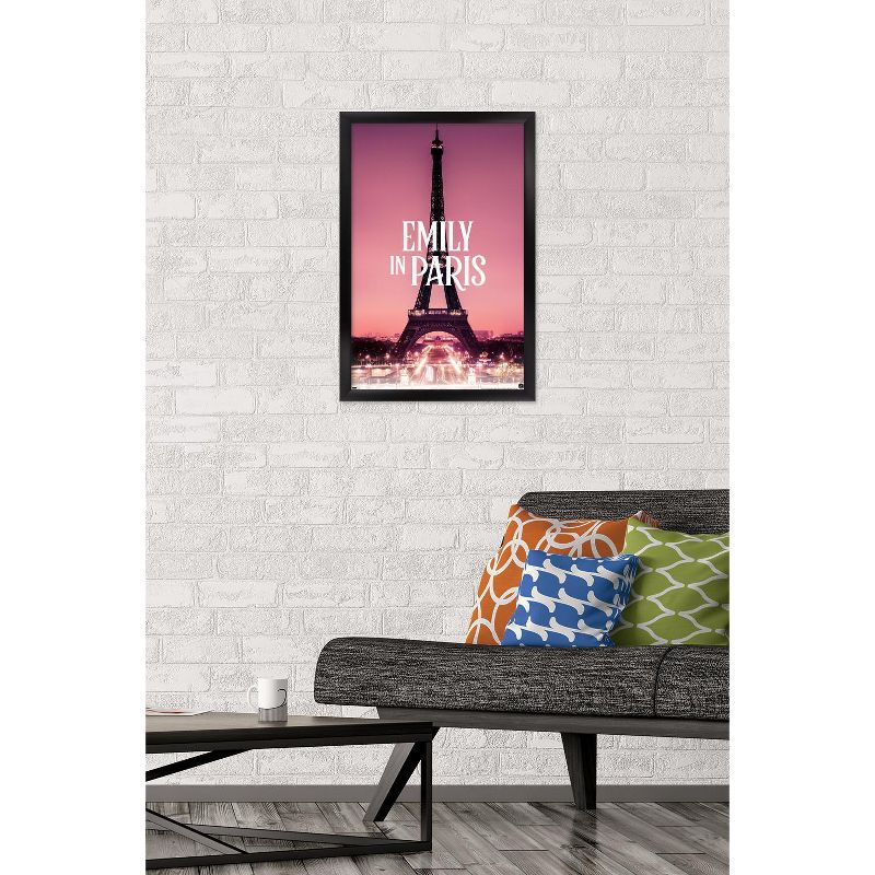Trends International Emily In Paris - Eiffel Tower Framed Wall Poster Prints, 2 of 7