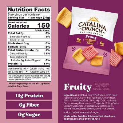 Catalina Crunch Fruity Breakfast Cereal - 7.6oz/6ct