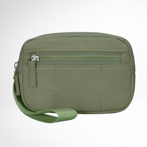 Hynes Eagle Puffer Wristlet Wallet – Women RFID Wallet Purse with Removable Strap, Water-Repellent & Lightweight Design - 1 of 4