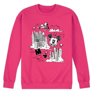Men's - Disney - Mickey Mouse Graphic Fleece Sweatshirt - 1 of 4