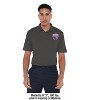 Western Carolina University Adult Polo Left Chest Logo, Athletic Heather - 3 of 4