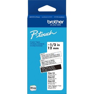 Brother P-touch Btag Label Tape BTAG3M01, 0.47 in by 13.1ft - 1 of 4