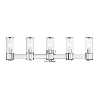 Livex Lighting Quincy 5 - Light Vanity in  Polished Chrome