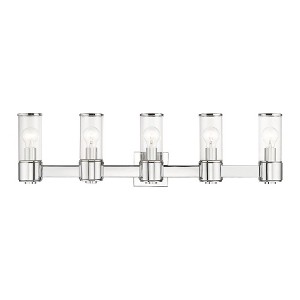 Livex Lighting Quincy 5 - Light Vanity in  Polished Chrome - 1 of 4