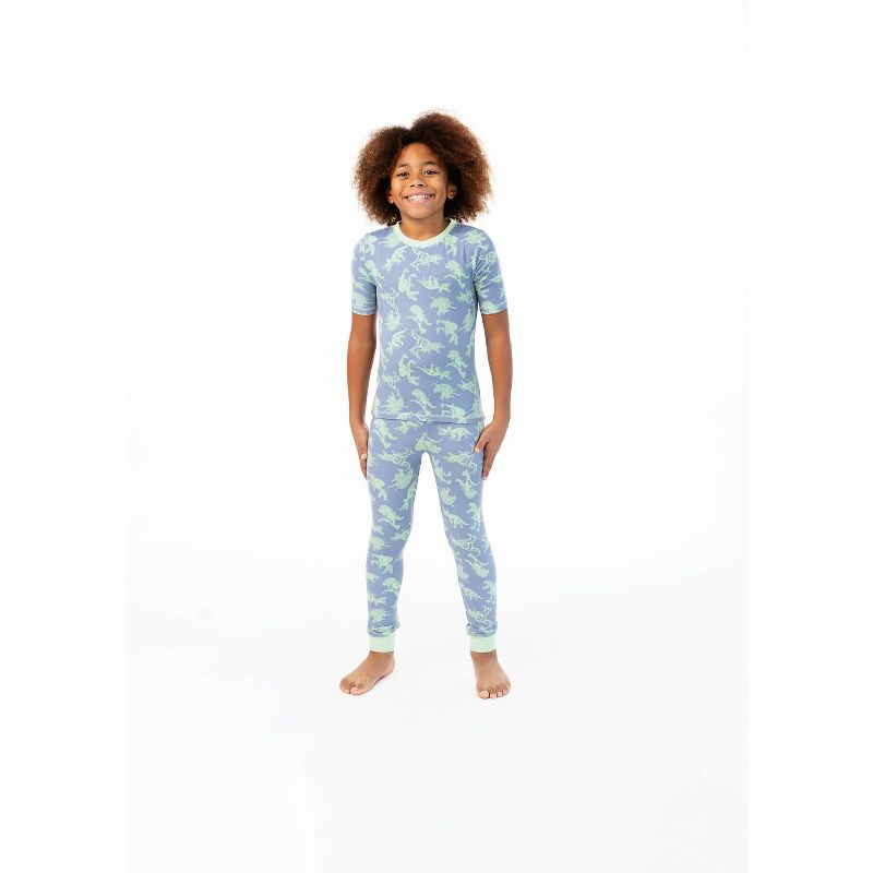 Sleep On It Boys 2-Piece Super Soft Jersey Snug-Fit Pajama Set, 3 of 6