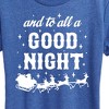 Women's - Instant Message - And To All A Good Night Christmas Short Sleeve Graphic T-Shirt - 2 of 4